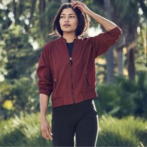Athleta Bomber wind jacket. Lightweight. NWT. Size small.
